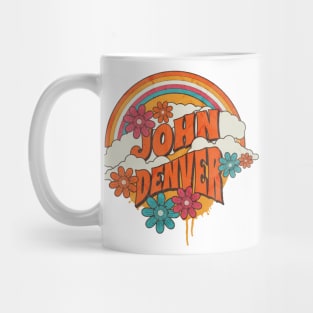 Retro Rainbow - John Denver Mug